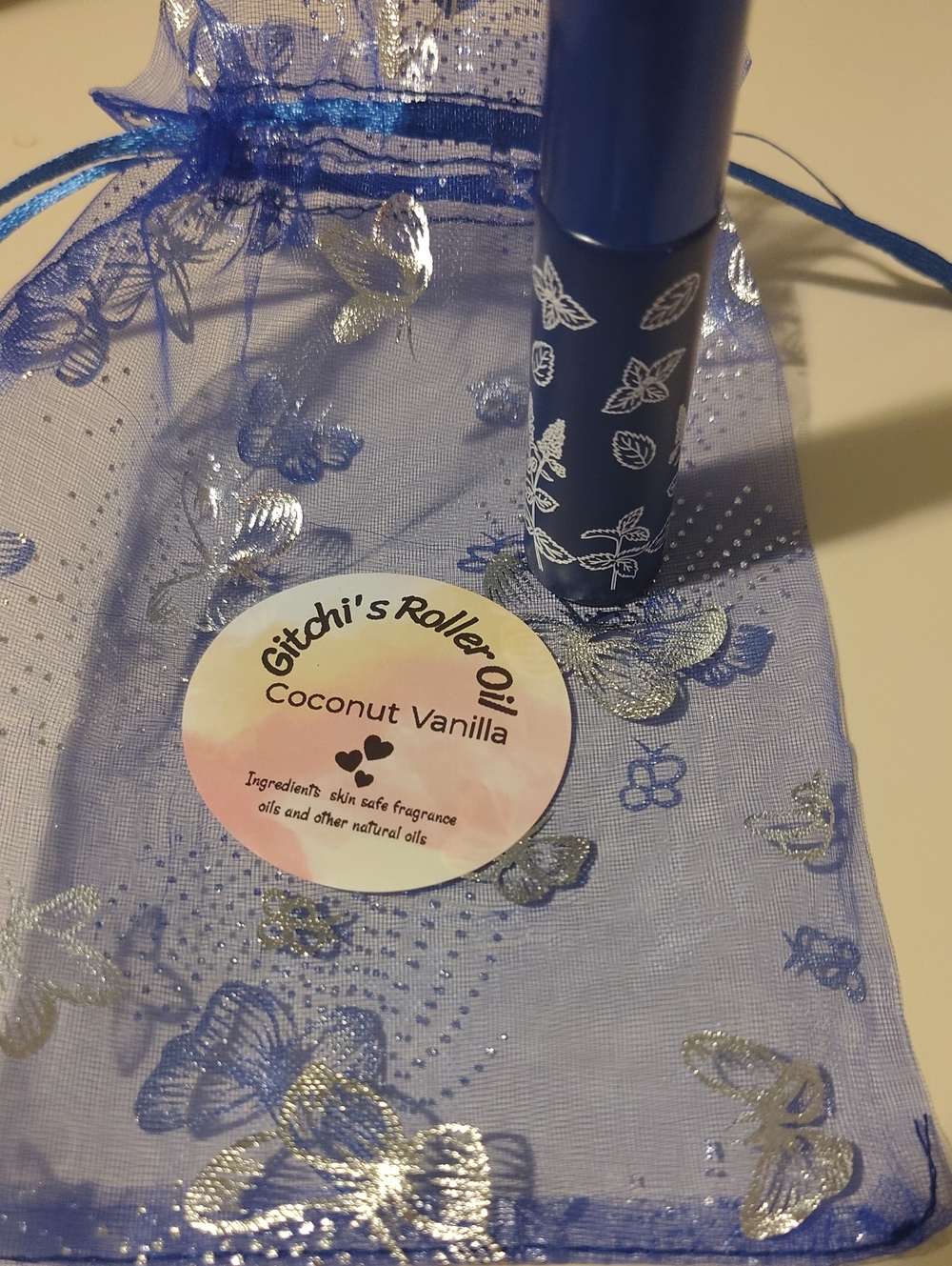 Coconut Vanilla Roller Oil – Blue